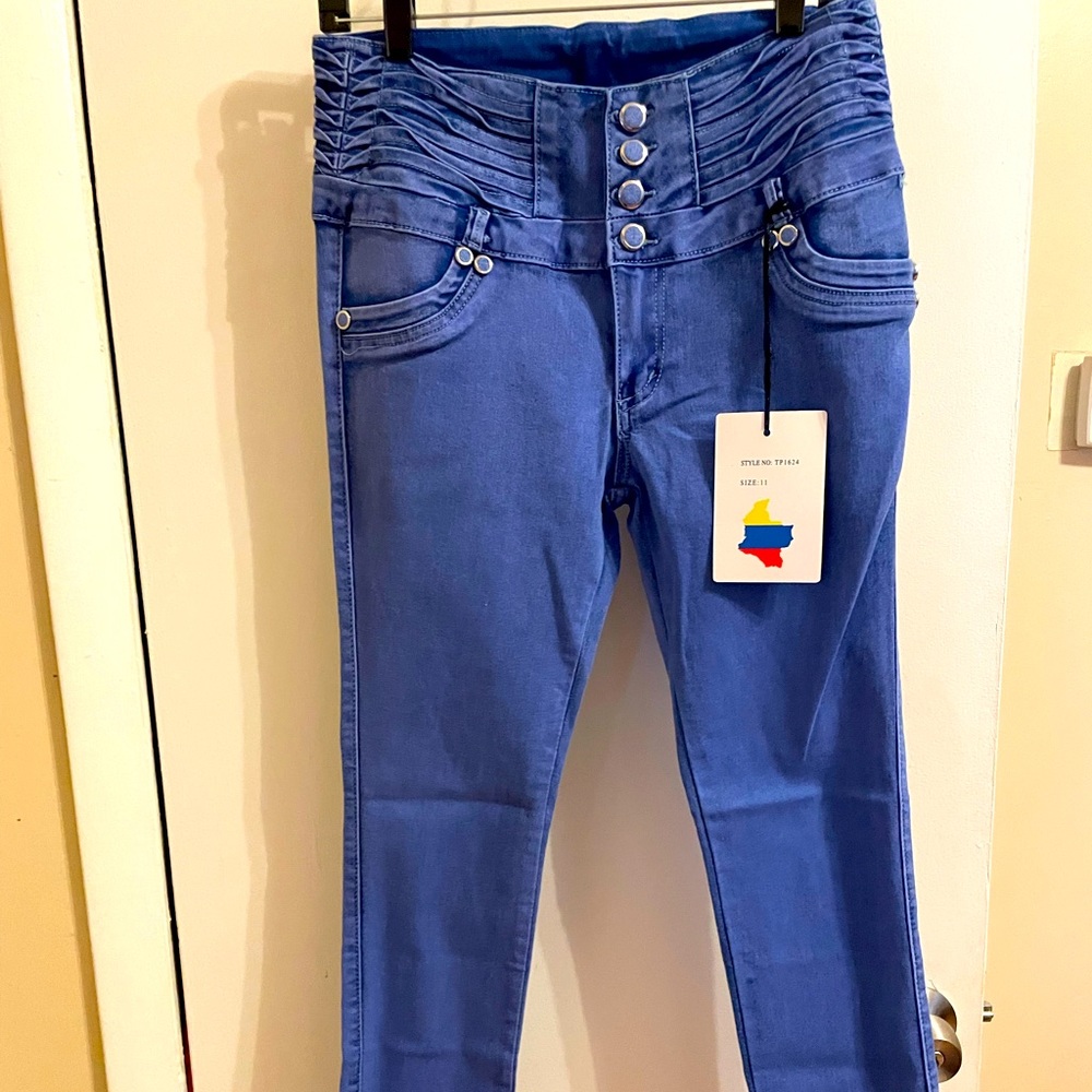 💙COLOMBIAN jeans levanta cola